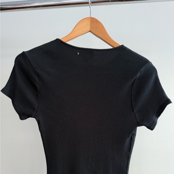 Topshop Ribbed Tee Dress - Picture 9 of 11